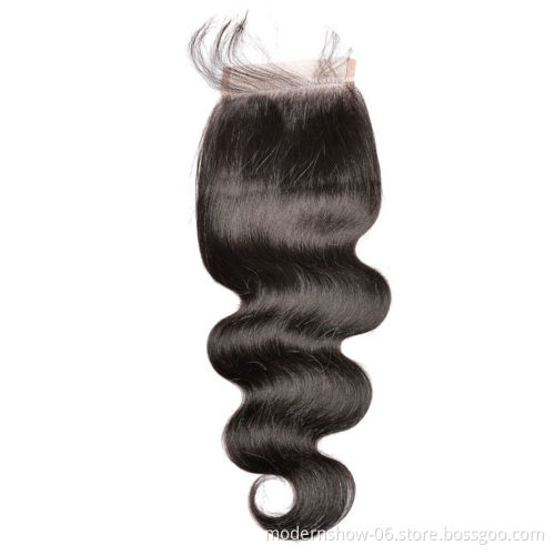Brazilian Human Hair natural color 4X4 lace closure, , 5X5 and 6X6 lace closure